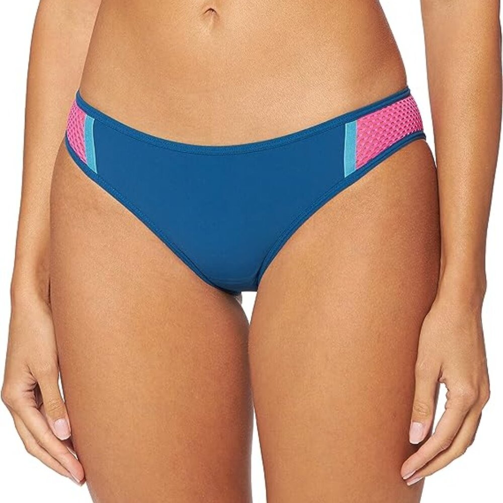 NWT Adidas Hipster Bikini Bottom | Blue & Pink | DQ3192 | Size XL
